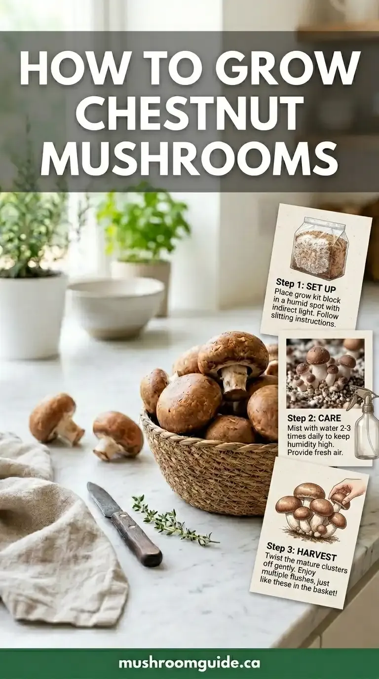 Chestnut mushrooms: the gourmet rising 450%