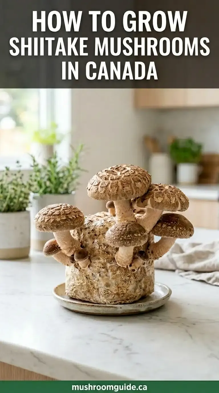 How to grow shiitake mushrooms in Canada